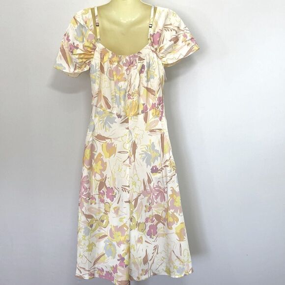 Ted Baker Dress “Camily”Drape Neck New With Tags Ted Size 3 U.S . 6 - Picture 7 of 8